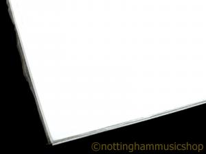 SOLID WHITE PICKGUARD MATERIAL PB SIZE 24x38cm